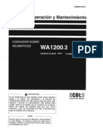 Manual de Op. y Mant. WA1200-3 (Esp) Serial Numbers 50007 and Up GSN00144-02