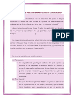 Importancia Del Proceso Administrativo en La Actualidad