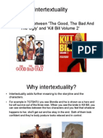 Intertextuality: Intertextuality Between 'The Good, The Bad and The Ugly' and 'Kill Bill Volume 2'