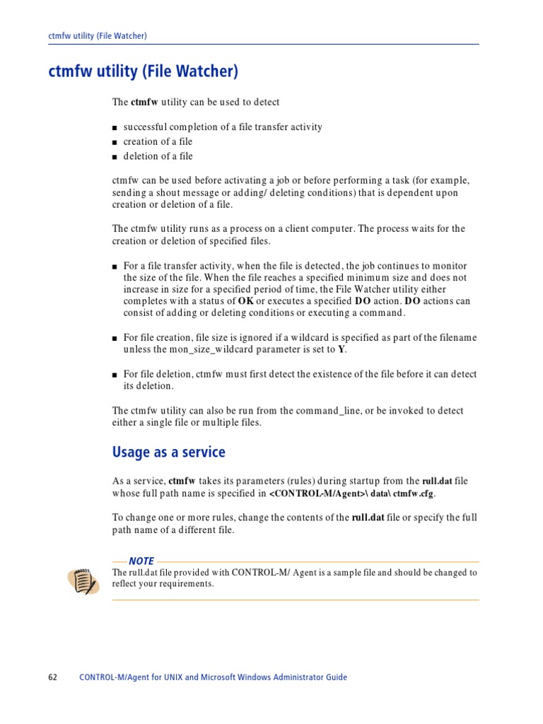 File Watcher For ControlM PDF Filename Computer File