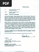 Reassignment letter