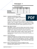 Applied Physics: F.E. Sem. II