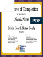 Certificate Harris