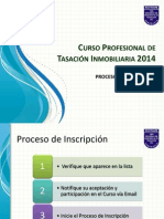 Proceso de Inscripción Soitave 2014