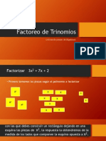 Factoreo de Trinomios