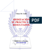 Codd Clara - Meditacion Su Practica Y Resulatados