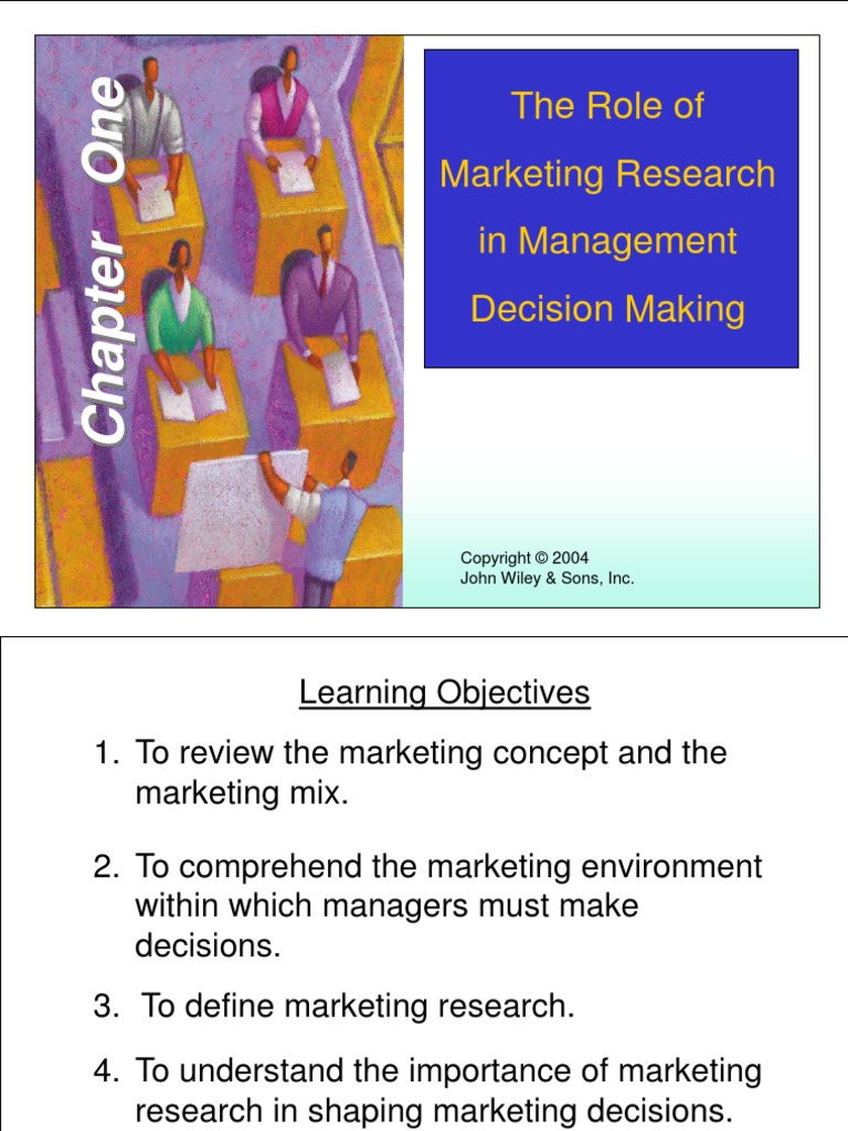 The Role of Marketing Research in Management Decision Making | PDF ...