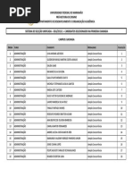 Aprovados 1 Chamada Ufma 2013 Sisu Enem