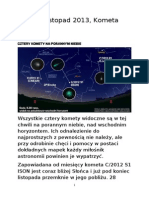 Komety listopad 2013