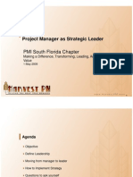 Project Manager As Strategic Leader - Nathaniel Quintana