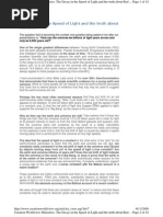 Download The Decay in the Speed of Light and the Truth About Red Shift by redhooded48 SN18764300 doc pdf