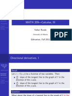 Lec6 (1) DerivadaDireccional y Gradiente