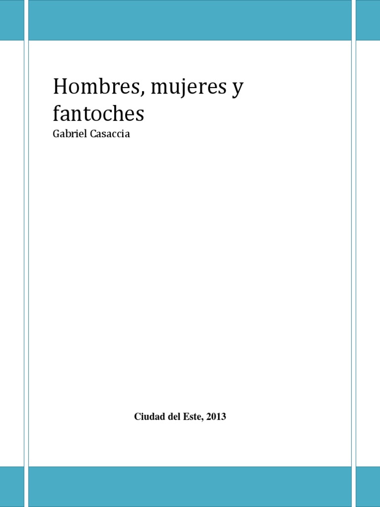 Hombres Mujeres y Fantoches | PDF