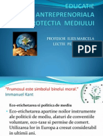 Educatie Antreprenoriala - Pptprotectia Mediului 2