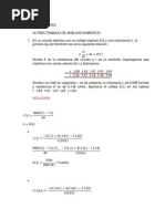Trabajo Tercer Corte ANALISIS NUMERICO