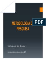 Metodologia de Pesquisa