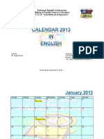 Calendario de Adrian Rubio