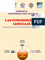 FUNCIONES DEL LENGUAJE. unidad 2.ppt
