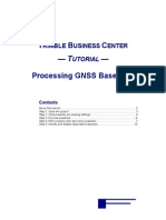 Tutorial 3. Processing GNSS Baselines