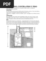 Falso Piso y Contrapiso