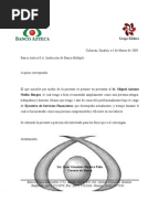 Carta de Recomendacion Laboral