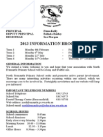 2013 Information Brochure New
