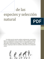 Origen de Las Especies y Selección Natural 2.0