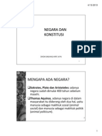 NEGARA dan KONSTITUSI