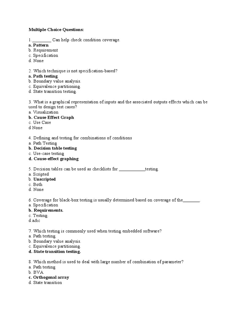 Multiple Choice Questions | PDF | Areas Of Computer Science ...