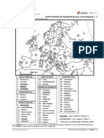 Geografia 7º (Países-Regiões Europa - Ficha Formativa) (RP)