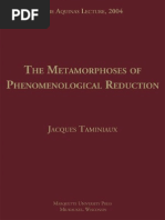 Taminiaux, 'The Metamorphoses of Phenomenological Relation'