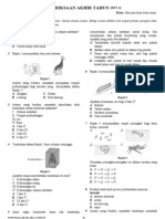 Soalan Sains T4 Peperiksaan Akhir Tahun (Set 1)