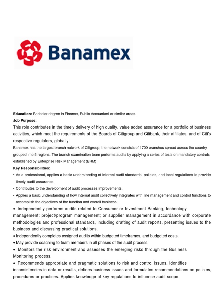 Education Bachelor Degree in Finance, Public Accountant or Similar