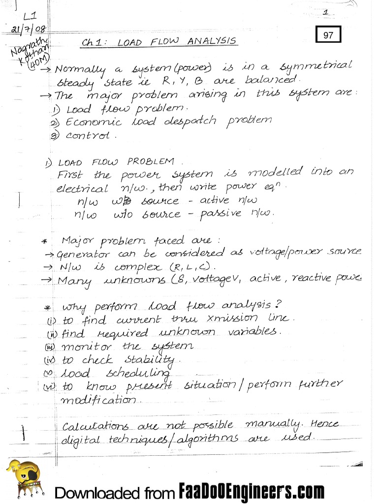 Power System Analysis | PDF