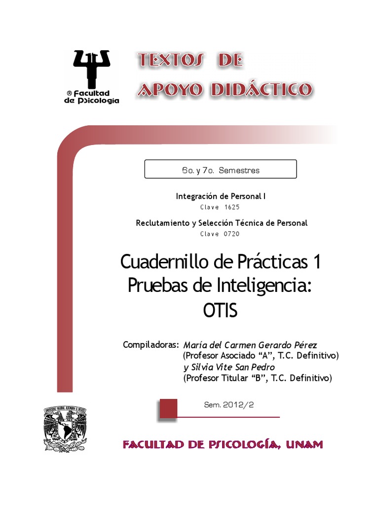 Pruebas de Inteligencia | PDF | Crecimiento personal y profesional ...