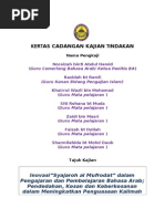 Jadual Bacaan Surah-Surah Dalam Solat Fardhu Harian