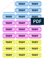 Play Tickets 2 - A4 Size
