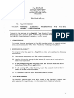 Circular No. 322 - Amended Guidelines Implementing the Pag-IBIG Calamity Loan Program