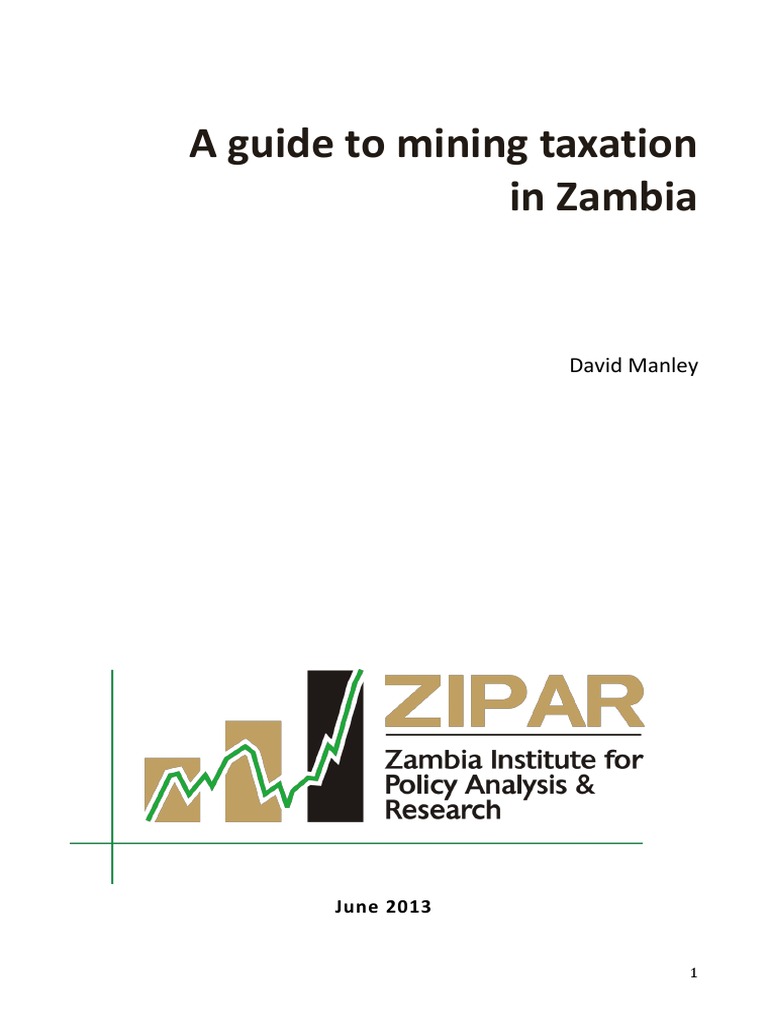 A Guide To Mining Taxation in Zambia | PDF | Value Added Tax | Taxes