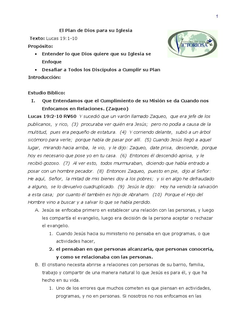 El Plan de Dios para su Iglesia | PDF | Biblia | Religión y creencia