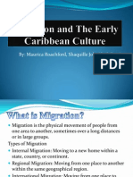 Migration and The Early Caribbean Culture