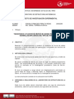 Resistencia a flexión de muros de adobe reforzados con geomallas