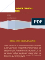 Medical Device Clinical Evaluation: Malesh M