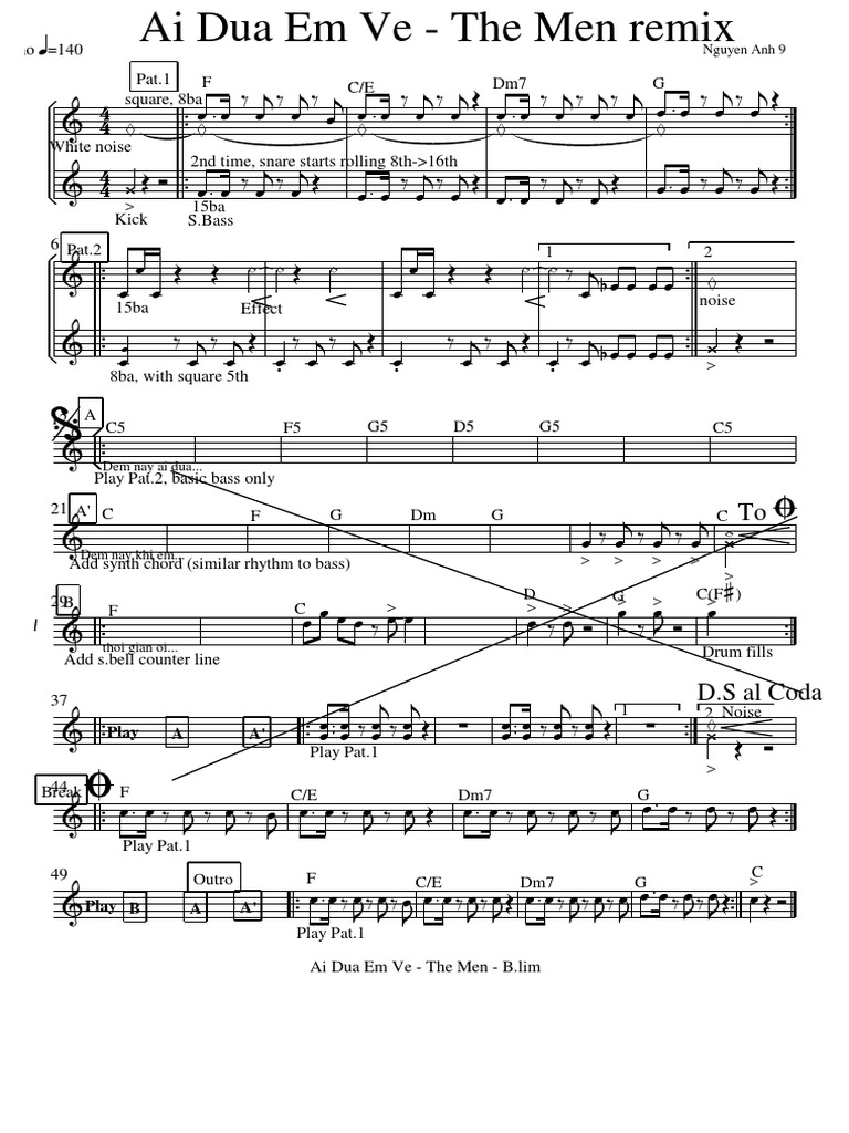 Ai Dua Em Ve The Men C