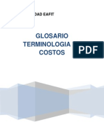 Glosario de Costos