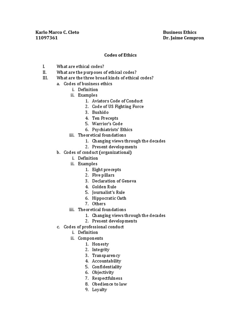 topics for business ethics research paper