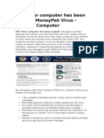 FBI “Your computer has been locked” MoneyPak Virus - Unblock Computer