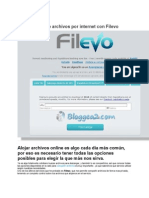 Comparte Archivos Por Internet Con Filevo