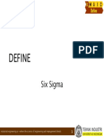 Six Sigma 1 - Define
