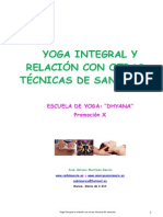 Yoga Integral y Relacion Con Otras Tecnicas de Sanacion